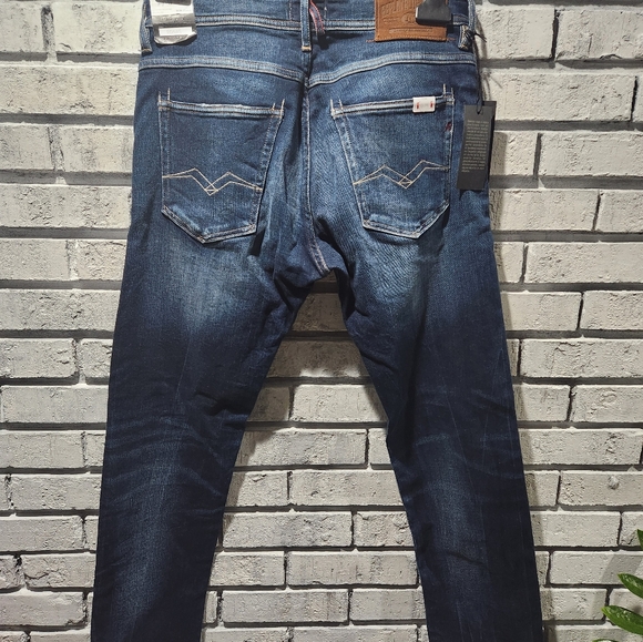 Replay Jeans Men's 32×32 Blue - Picture 6 of 9